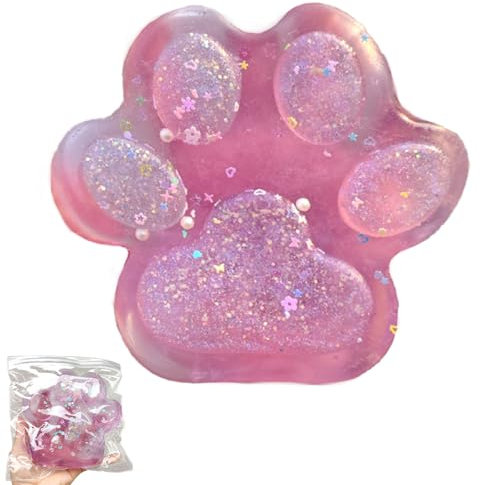 Groß 15*14 cm Taba Squishy, Squishy Pfote, Squishy XXL, Groß Cat Paw Squishy, Fufu Squishy, Squeeze Spielzeug, Katzenpfoten Squishy, Funny Katzenpfoten Squeeze Spielzeug für Alle Altersgruppen