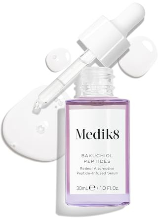 Medik8 Bakuchiol Peptides - Retinol Alternative Peptide-Infused Serum - 1.25% Bakuchiol - Plant-Based Retinol Alternative - 30ml