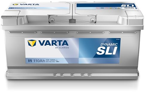 VARTA Automotive DYNAMIC SLI (I1) 12V 110Ah 920A - Nassbatterie KFZ mit Standardausstattung & ohne Start-Stopp System - Starterbatterie für einfachen Energiebedarf - Bleisäurebatterie wartungsfrei