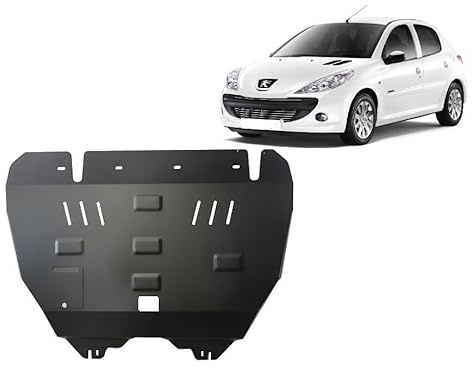 Scut Protection Protección de bajos de motor compatible con Peugeot 206 - (1998-2012)
