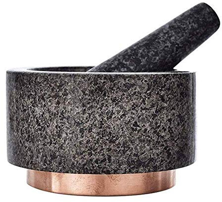 ZJFHEYUO Mortar Pestle Set Mortar and Pestle Set Marble Pestle Bowl and Mortar Stone Grinder for Herb Spice Garlic Root