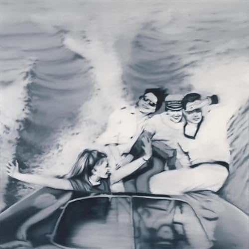 Gerhard Richter Motorboot 1965 - Wandbild - Leinwanddruck auf Holzrahmen - perfektes Bild zur Wanddekoration