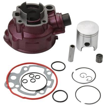 JLJLJ Kit de cilindro de gran diámetro for motocicleta de 49 mm y 90 cc for motor M/o/t/o/r/h/i/s/p/a/n/i/a R/XR/Y/ZS/MP/r/o R/a/c/i/n/g E/n/d/u/r/o S/u/p/e/r/r/a/c/i/n/g 50 2T AM6 M/i/n/a/r/e/l/l/i