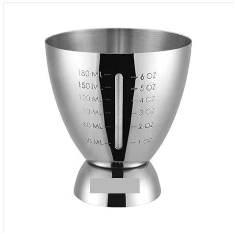 SparklWLeaf 2 STÜCKE Bar Cocktail Jigger Gemessen Doppelt 1-6 oz Mess Jiggers, Edelstahl Werkzeuge Tasse Shaker für Getränke