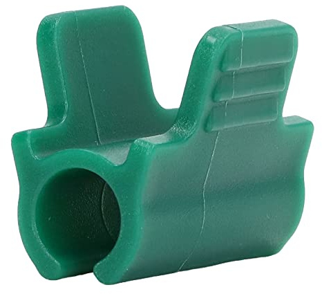 Rcniso 24 Pz Morsetti per Serra Testa Singola Copertura Rete Tunnel Cerchio Clamp/Holder A Prova di Insetti Capannone Pellicola Ombreggiante Asta di Rete Pinze (Ispessito 14 mm)