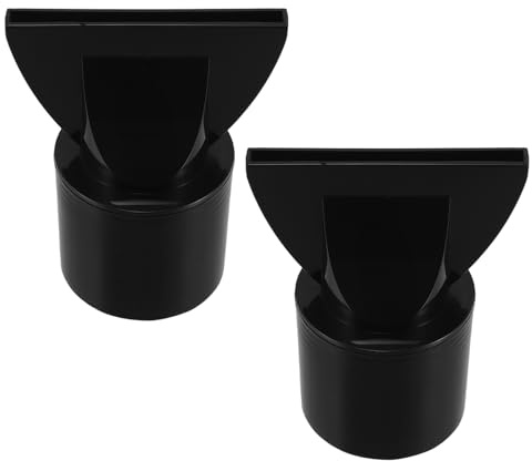 Amosfun Beccuccio Phon Concentratore in Abs, 2 Pezzi, Forma Becco D’anatra Piatto per Asciugacapelli, Styling Professionale in Salone a Casa