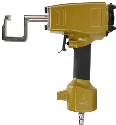 Ycauty Pinza Pneumatica per Chiglia Design Innovativo Testa Rotante a 360 Gradi per Punzonatura a Soffitto in Acciaio Legato per Appaltatori Professionisti