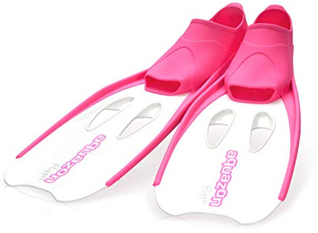 Aquazon Flossen, Schnorchelflossen, Schwimmflossen, Tauchflossen Flipper Für Kinder, Jugendliche Und Damen 27-30 Pink