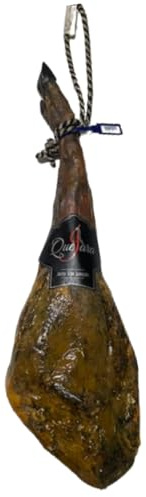 Jamón Gran Selección Quejara: Un Tesoro Culinario de Pata Fina y Grasa Veteada, 6-7 kg, para una Experiencia Sensorial Inigualable