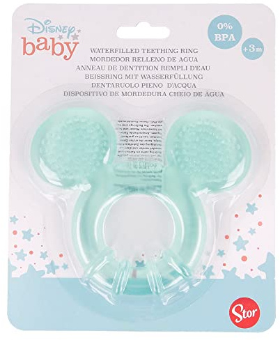 Stor Massage gingival Disney Mickey Mouse pour enfants, en plastique sans BPA, lavable et réutilisable, adapté à la machine à laver et au réfrigérateur