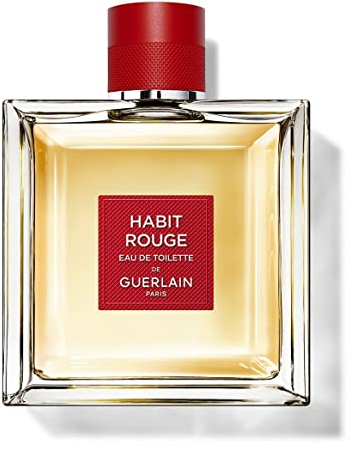 Guerlain Habit Rouge For Men Eau De Toilette Spray, 5 Ounce