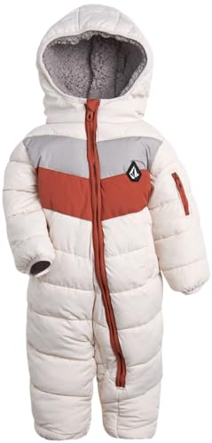 Volcom Baby Boys Snowsuit Insulated Sherpa-Lined Attached Hood Puffer Pram