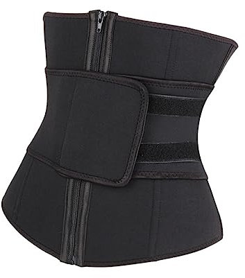 GALPADA für Damen taillengürtel Waist Belt lendenwirbelgürtel sweatbelt Bauchkontrollierende Taillen-Schlankheitsgürtel Hüftgurt Accessoires für Damen Black