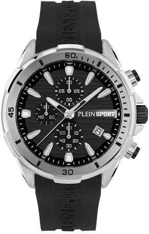 Philipp Plein Herren Uhr Analog Quarz Impact PSBEA0124 Silikon