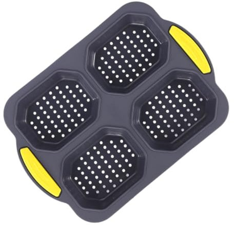 Alipis Molde De Silicona Para Pan Moldes Para Hornear Molde Para Panecillos De Hamburguesa Moldes Para Pan Versátiles Molde Para Panecillos Con Agujeros Moldes Caseros Para Hornear