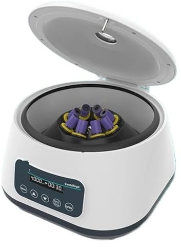 Machine Centrifugeuse, Centrifugeuse À Numérique De Laboratoire Prp, Machine For Tube De Sang De 2/5/10ml Et Tube À Centrifuger De 15ml, 500 À 4000 Tr/min