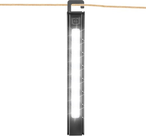 Riaisttd Lámpara de gimnasio, linterna magnética portátil, 7.3 x 0.8 x 1 pulgadas, iluminación LED de mano, 6 modos de atenuación, para luz principal XTE, 17 luces laterales LED, amarillo y