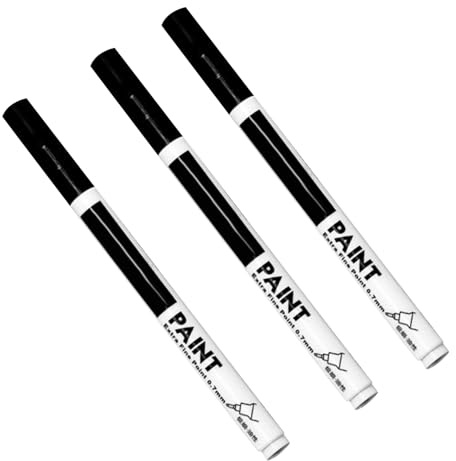 Rim Scratch Repair Kit – 3 Pieces – Car Touch Paint Pen – Professional Wheel Scratch Repair Kit, Car Scratch Remover for Kerb Rash, Wear and Scratches: With Just a Few