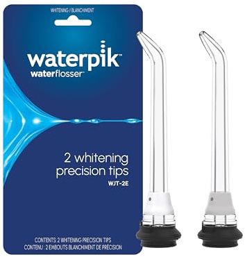 Waterpik Whitening Classic Aufsatz, Ersatzaufsatz für die Reinigung von Zahnspangen, Zahnersatz, 2er-Pack (WJT-2E)
