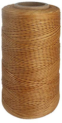 Supvox Filo di cuoio cerato Cera per cucire cerata Strumenti in pelle per cucire Imbarcazione artigianale in pelle speciale Linea cerata 150D 0.8mm (260m)