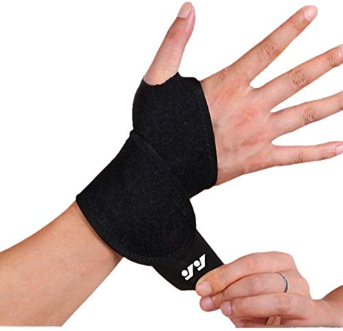 Ovyuzhen Wrist Compression Strap and Support Wrist Brace Sport Unisex One Size Adjustable for Fitness, Weightlifting, Tendonitis, Carpal Tunnel Arthritis, Wrist Pain Relief