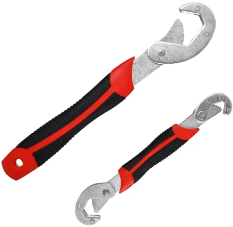 Anseom 2 Stück Schraubenschlüssel Verstellbar, Universal Einstellbare Schraubenschlüssel, Verstellbarer Maulschlüssel, Rollgabelschlüssel für Auto Reparatur und Home Maintenance