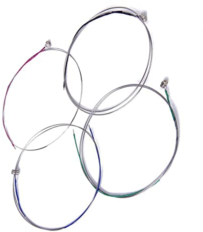 TOYANDONA Stahlkern Violinsaiten Mit Kugelkopfenden Gdae Für Geigen Nickelumsponnen Heller Klang Schneller Ansprache