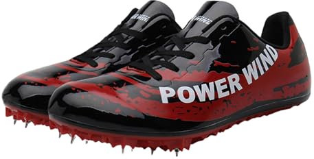 Leichte Trainer Mit Spikes,Leichtathletik Spike Schuhe,Sprint Spikes Atmungsaktiv und bequem Unisex Leichtathletikschuhe Jugendsportschuhe mit Spikes Outdoor Training