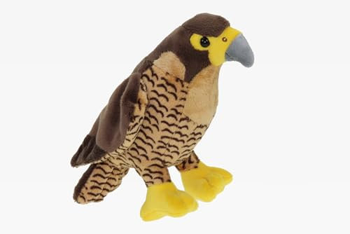 Cornelißen Peluche falco uccello marrone, altezza 18 cm, marrone 1017242