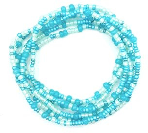ARMBAND türkis gewickelt ohne Verschluss HANDARBEIT aus Deutschland Wickelarmband Schmuck handgefertigt Kette Hippie Ibiza Style