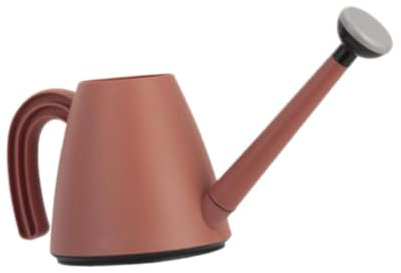 Milageto 1,8 L Gießkanne mit langem Auslauf und abnehmbarem Sprühkopf, kleine Gießkanne für Bonsai-Pflanzen im Garten zu Hause, Crimson