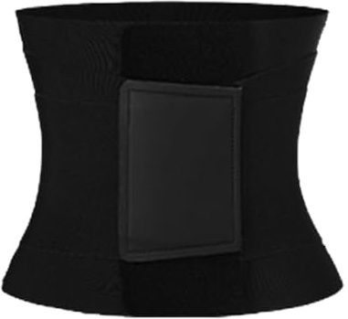 Midjeträningsbälte, Justerbart Midjebälte, Ny Midjetränare, Sportelastiskt Elastiskt Magstramare, Ryggstöd Mage, Omslutande Magkontrollbälte För Damer (Black,XL)