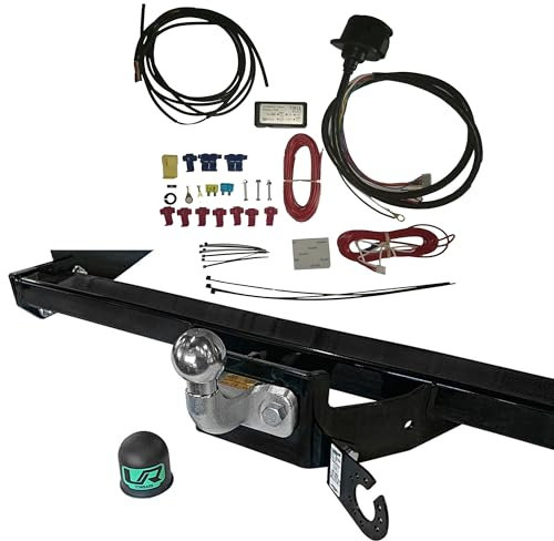 UmbraRimorchi Fixed Flange Towbar + 13P Universal Wiring With PDC Module Compatible with Tata VAN 2003-2007