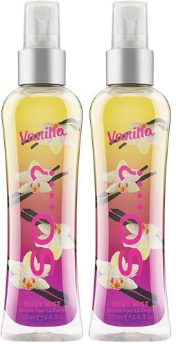 Body Mist By So…? Womens Vanilla Body Mist Fragrance Spray, Travel Size, 100 ml, 1 piece (Pack of 2)