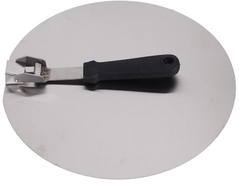 Rinteea Pizza Paddle 12 Inch, Folding Stainless Steel Pizza Peel, Handle Pizza Paddle Shovel, for Bbq Pizza Oven