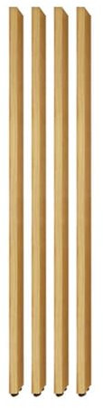Parrilla de columna marrón de suelo a techo, 6 piezas, paneles divisores independientes de 63 pulgadas, postes de división de pared, pilares de puerta de entrada para soluciones de privacidad de sala