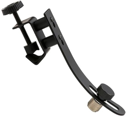 FRCOLOR Drum Mikrofon Clip mit Verstellbarem Halter Shock Mikrofonclip für Stabile Befestigung Geeignet für Verschiedene Mikrofon und Instrumentengrößen