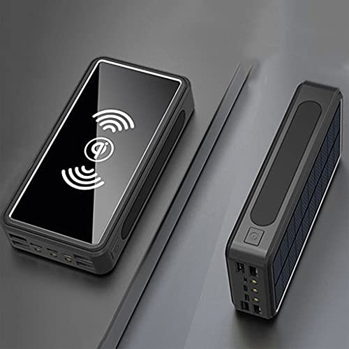 Chargeur Portable Power Bank, Batterie Externe à Charge Rapide, Chargeur Portable Solaire 100 000 mAh, Chargeur Solaire Rechargeable, téléphone Portable Portable