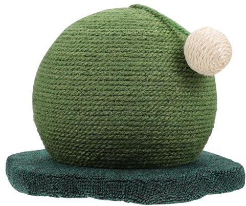 MOTHNUR Griffoir pour Chat De Boule Cactus, Jouet à Griffer Solide en Sisal Naturel, Dimension Moyenne, pour Intérieur Et Balcon, Adapté à Tous Les Chats Joueurs