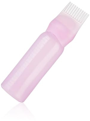 YIXANNX Flacone applicatore a pettine per radici con Per scala graduata Strumento per acconciature riutilizzabile affidabile Colorazione del cuoio capelluto per il salone di casa