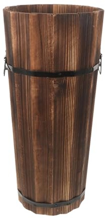 Soporte Para Paraguas, Resiste Daños Por Humedad, 38x17 Cm, Estante Organizador De Almacenamiento Grande De Madera, Organizador De Paraguas, Soporte Para Bastón, Utilización Eficiente Del Espacio, Par