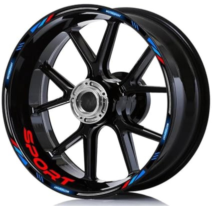 Adesivi Ruote Moto Adesivi Per Cerchi Moto Per BMW F900R F800R F900XR F900 F800 R XR, Strisce Riflettenti, Decorativi Per E Mozzi Adesivo per cerchioni