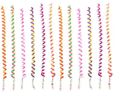 LALADEFIEE Strumento per Chioma a Spirale per Ragazze, 12 Pezzi in Plastica per Trecce e Acconciature Diverse, per Educazione in Salone e Styling Fai-da-te