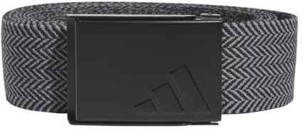 adidas Golf Stretch Heather Web Belt Reversible Black