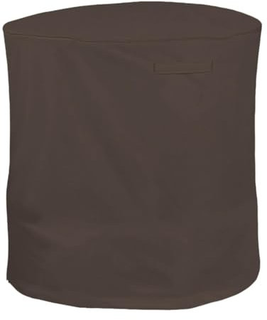 Sharplace Abdeckung für Holzhäcksler, Schredder und Mulcher mit seitlichen Griffen, Abdeckung für Laubmulcher mit Kordelzug, tragbar, wasserabweisend, für Rasen, Kaffee