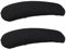 NOPKESV 2 Piezas Fundas para Reposabrazos de Silla de Oficina,Dehnbar y Elásticas,Protección Wasserdicht para Brazos de Silla,Extraíbles para Apoyabrazos,Funda para Silla de Oficina (Negro)