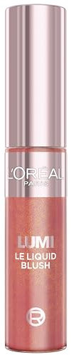 L'Oréal Paris Lumi Le Liquid Blush, Lightweight Radiant Colour & Glowy Finish Blush, 625 Glowy Gold Pink