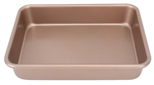 MUNEFE Telaio da forno acciaio al carbonio, padella da forno, vassoio del forno rettangolare non stick adatto sia per uso domestico che commerciale (Piccolo rettangolare) (Rettangolare medio)
