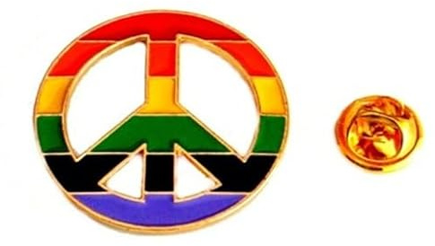 Regenbogen Pin Peace - Rainbow Anstecker