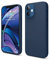 elago Liquid Silicone Case Kompatibel mit iPhone 12 Mini Hülle (5,4), Hochwertiges Silikon, Rundumschutz Handyhülle : 3-Layer Struktur Schutzhülle (Blau)